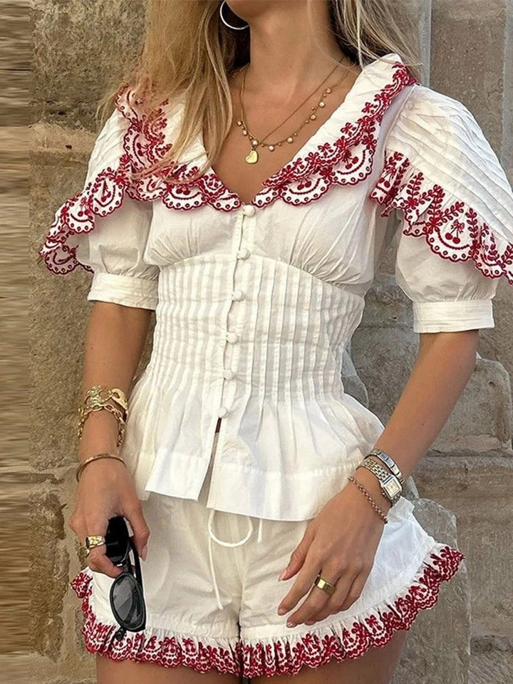 Nicole - Crisp Elegant Blouse