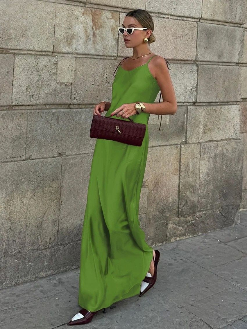 Rebecca - Silken Maxi Dress