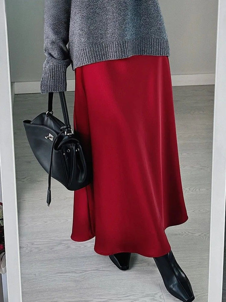Harper - Luxurious Satin Skirt