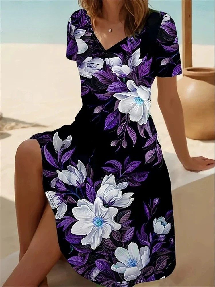 Faye - Soft Floral Dress