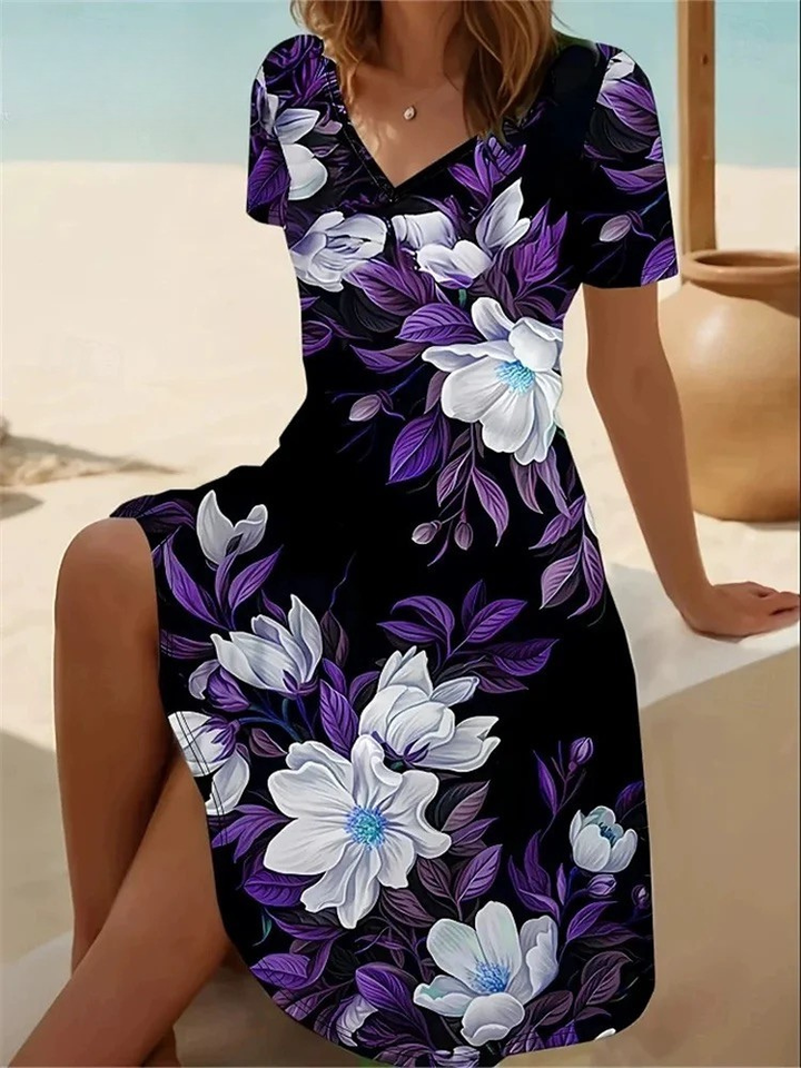 Faye - Soft Floral Dress