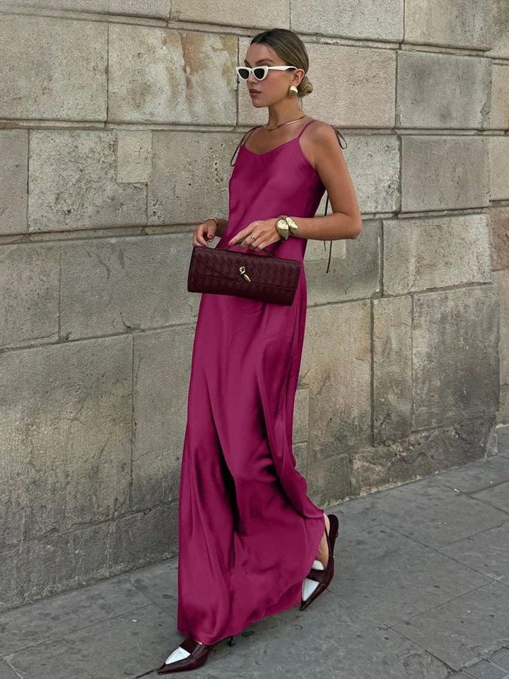 Rebecca - Silken Maxi Dress