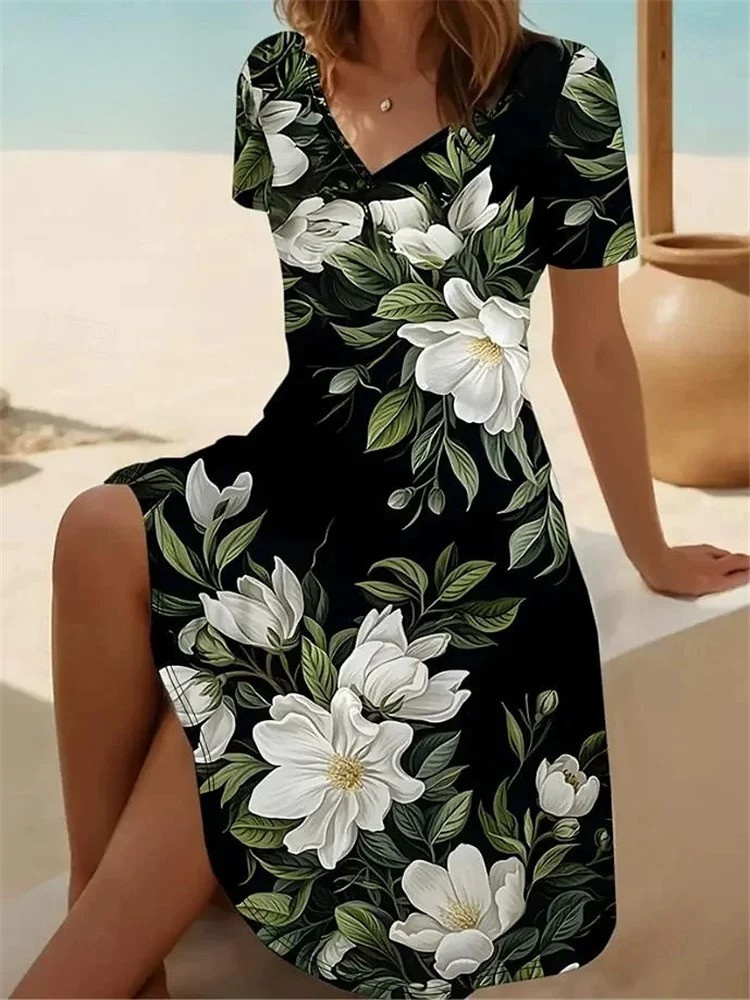 Faye - Soft Floral Dress