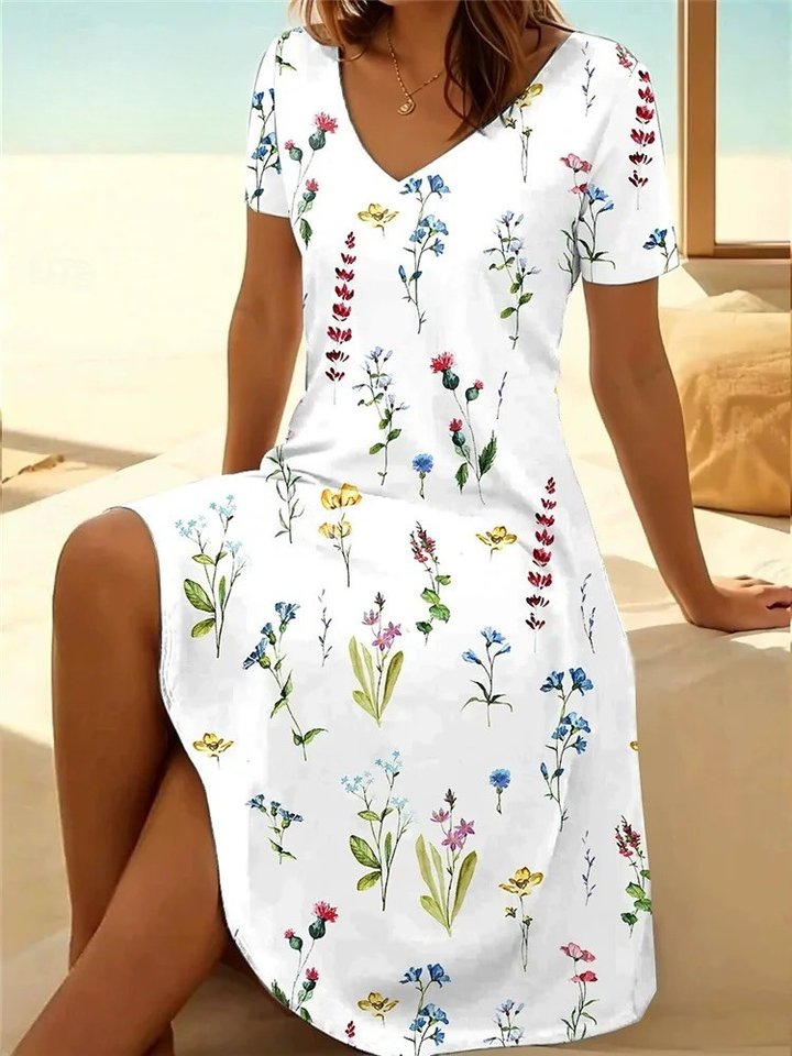 Faye - Soft Floral Dress