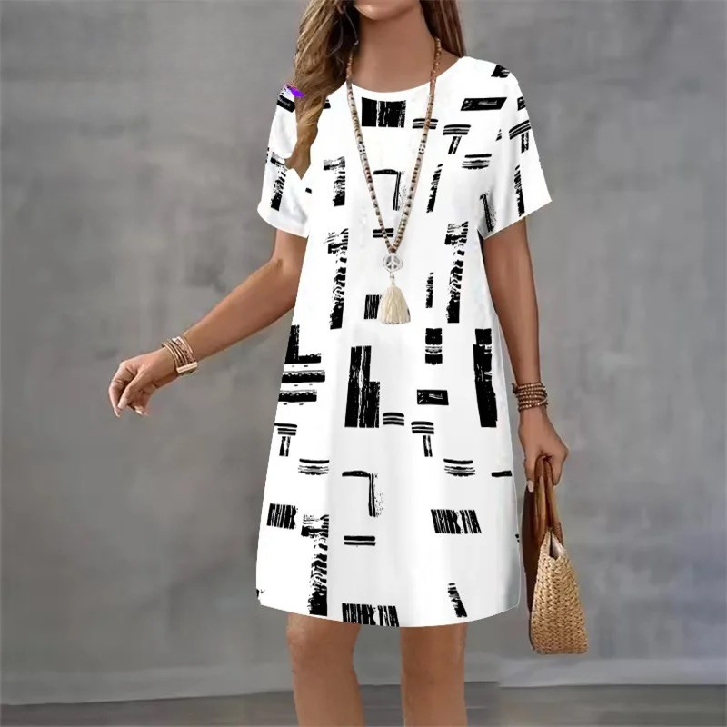 Faith - Soft Abstract Dress