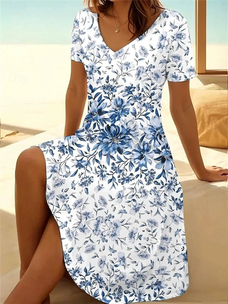 Faye - Soft Floral Dress