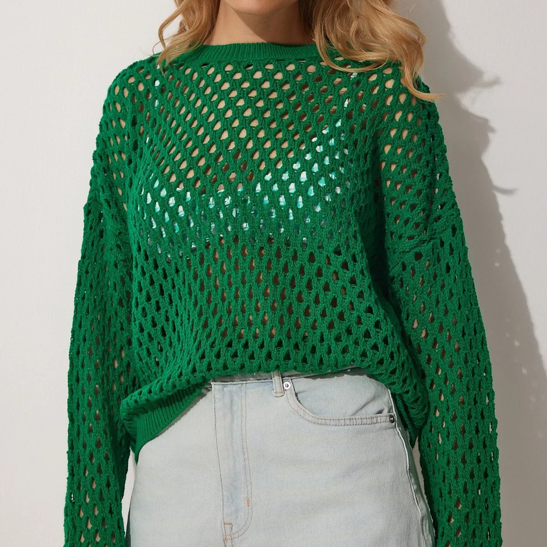 Quincy - Airy Knit Blouse