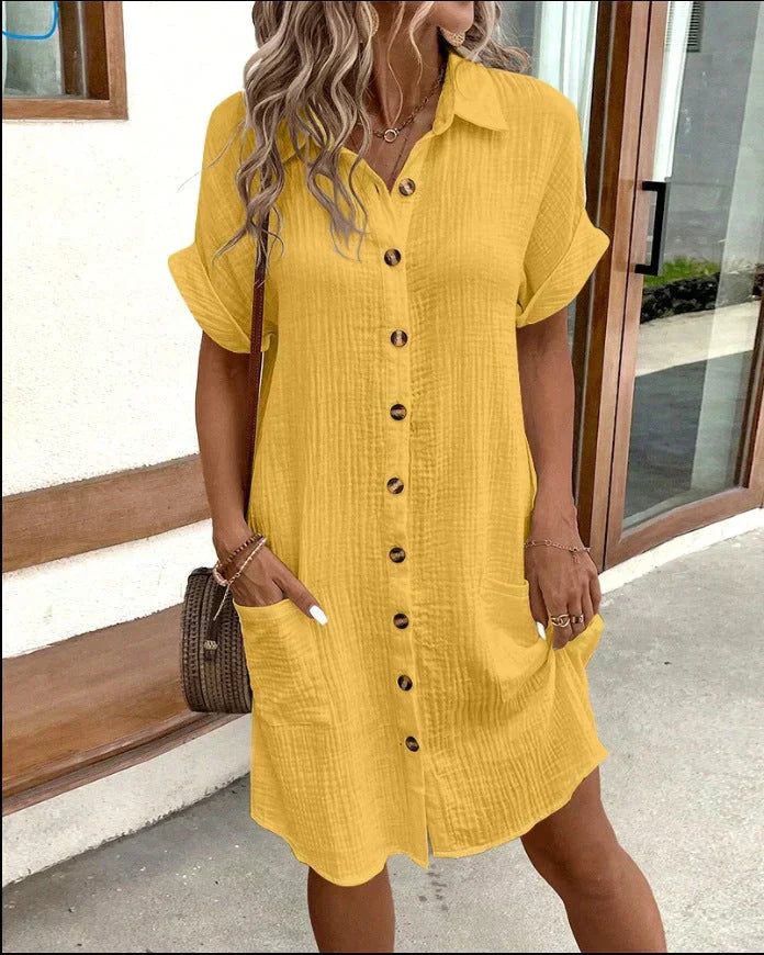 Gracie - Relaxed Textured Dress