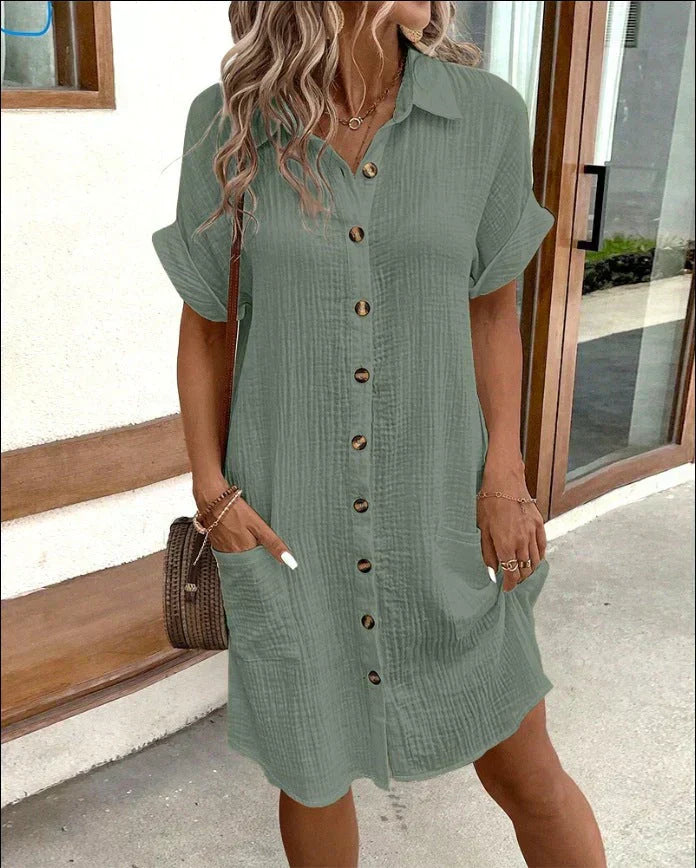 Gracie - Relaxed Textured Dress
