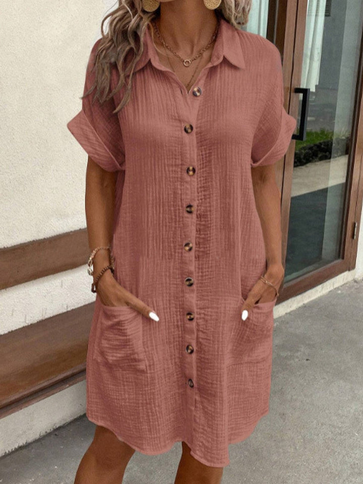 Gracie - Relaxed Textured Dress