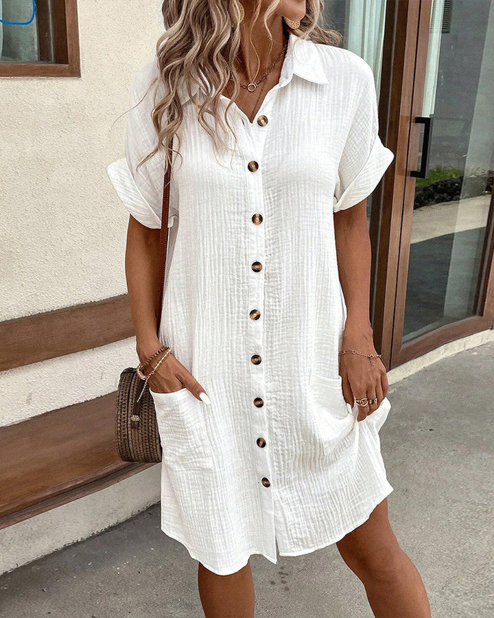 Gracie - Relaxed Textured Dress