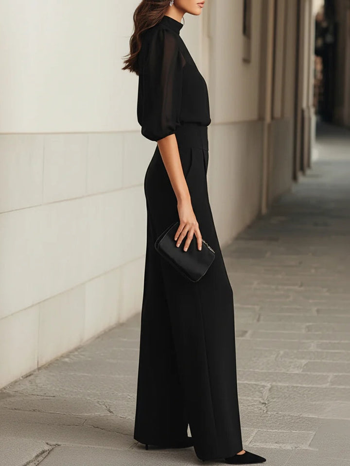 Nina - Fluid Chiffon Jumpsuit