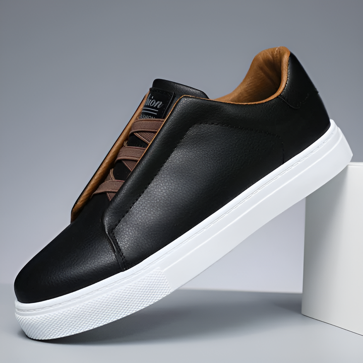 Henley - Sleek Leather Sneakers