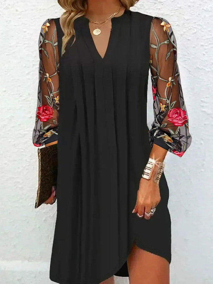 Veda - Elegant Floral Dress