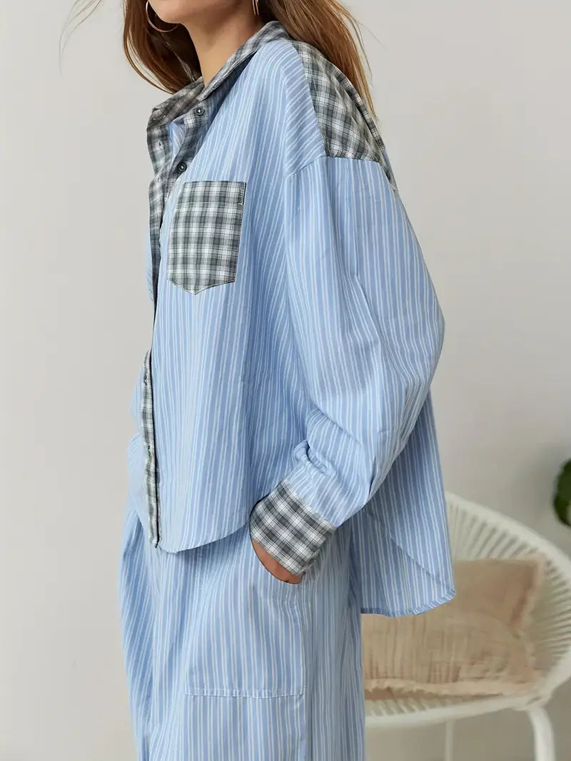 Marissa - Relaxed Plaid Ensemble