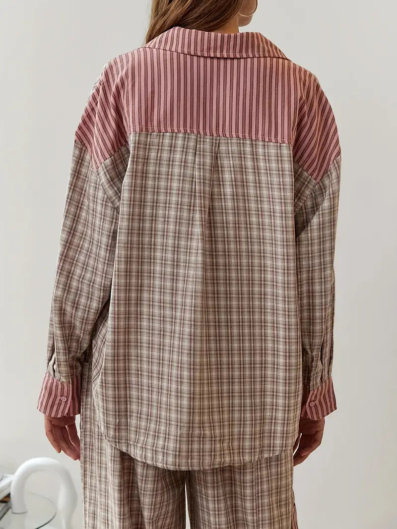 Marissa - Relaxed Plaid Ensemble