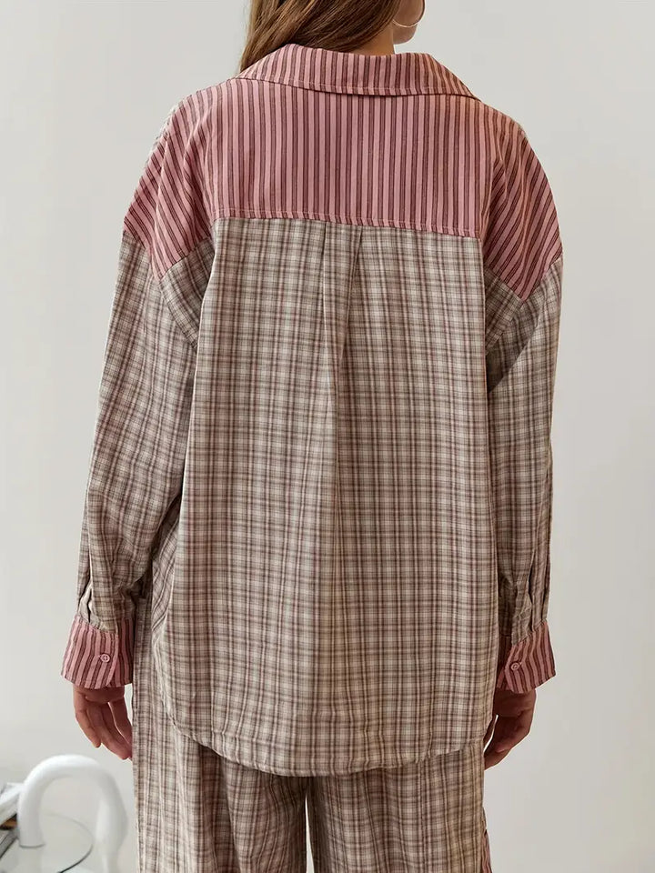 Marissa - Relaxed Plaid Ensemble