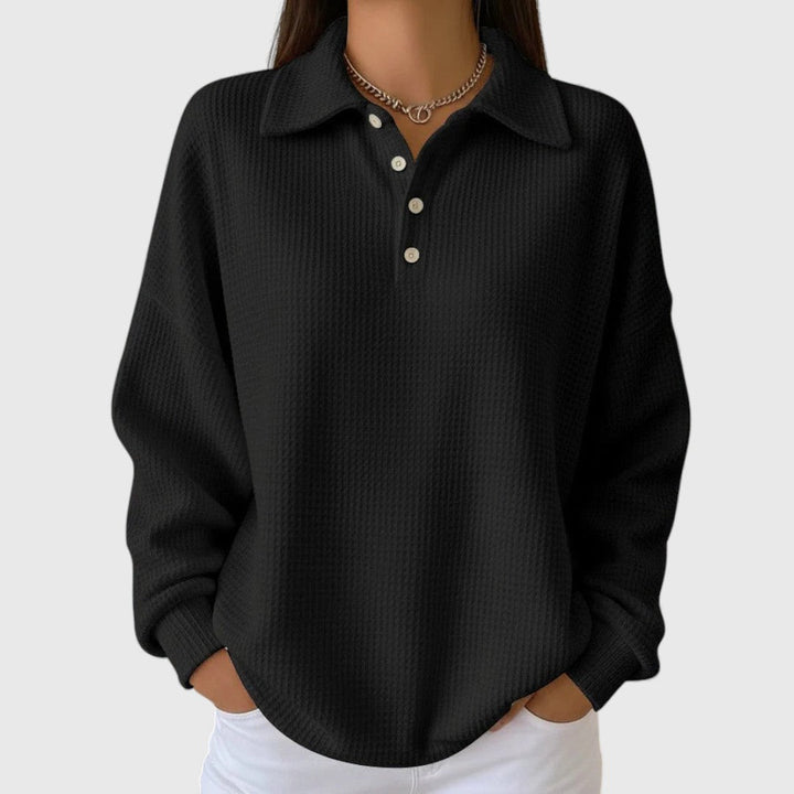 Nives - Cozy Waffle Sweater