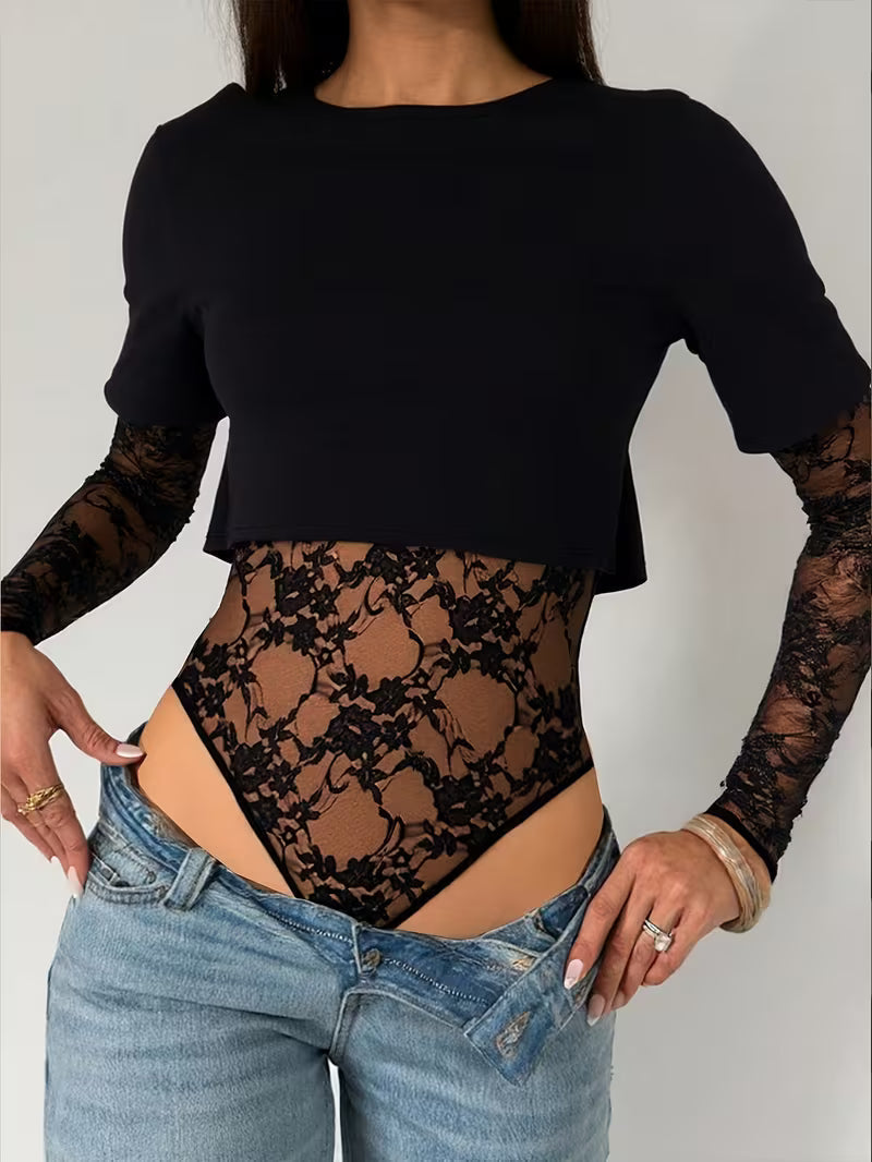 Portia - Elegant Lace Blouse