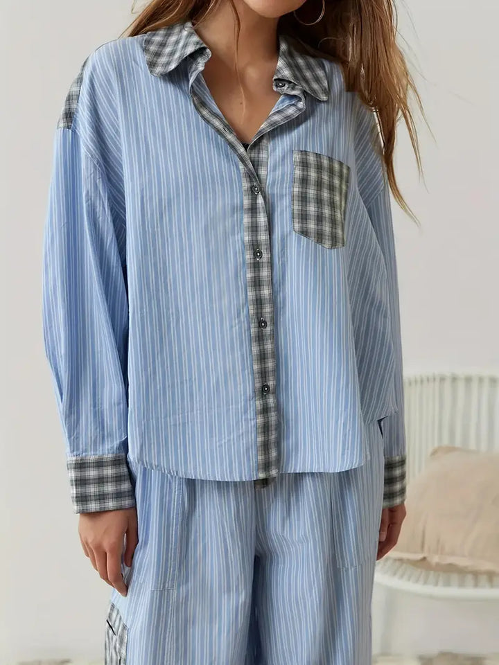 Marissa - Relaxed Plaid Ensemble