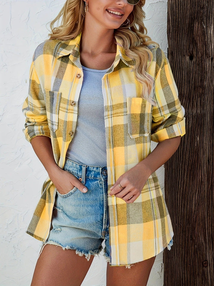Rachel - Soft Checkered Shirt