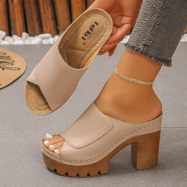 Kayla - Chic Block Heeled Sandal