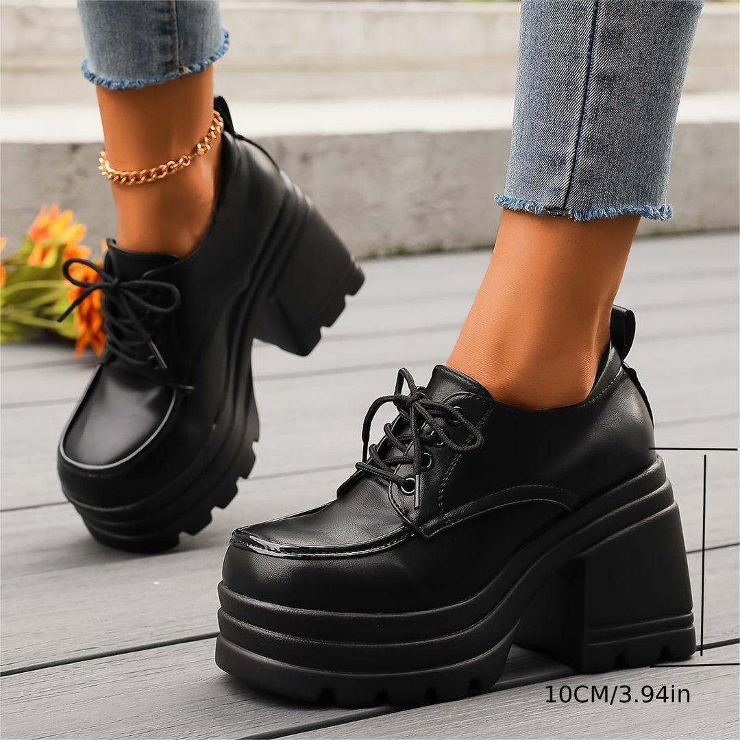 Freya - Sturdy Lace-Up Boots
