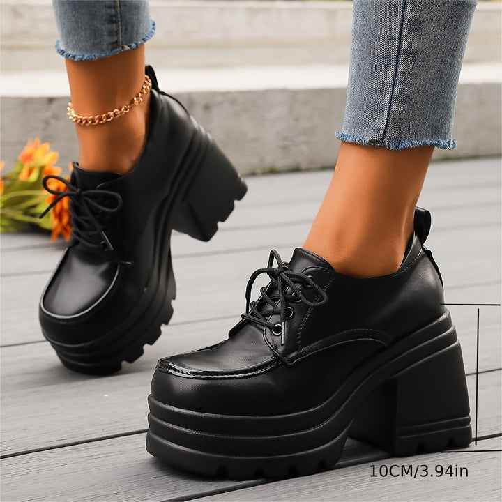 Freya - Sturdy Lace-Up Boots