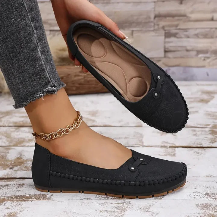 Yuki - Soft Leather Flats