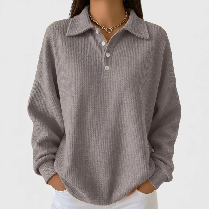 Nives - Cozy Waffle Sweater
