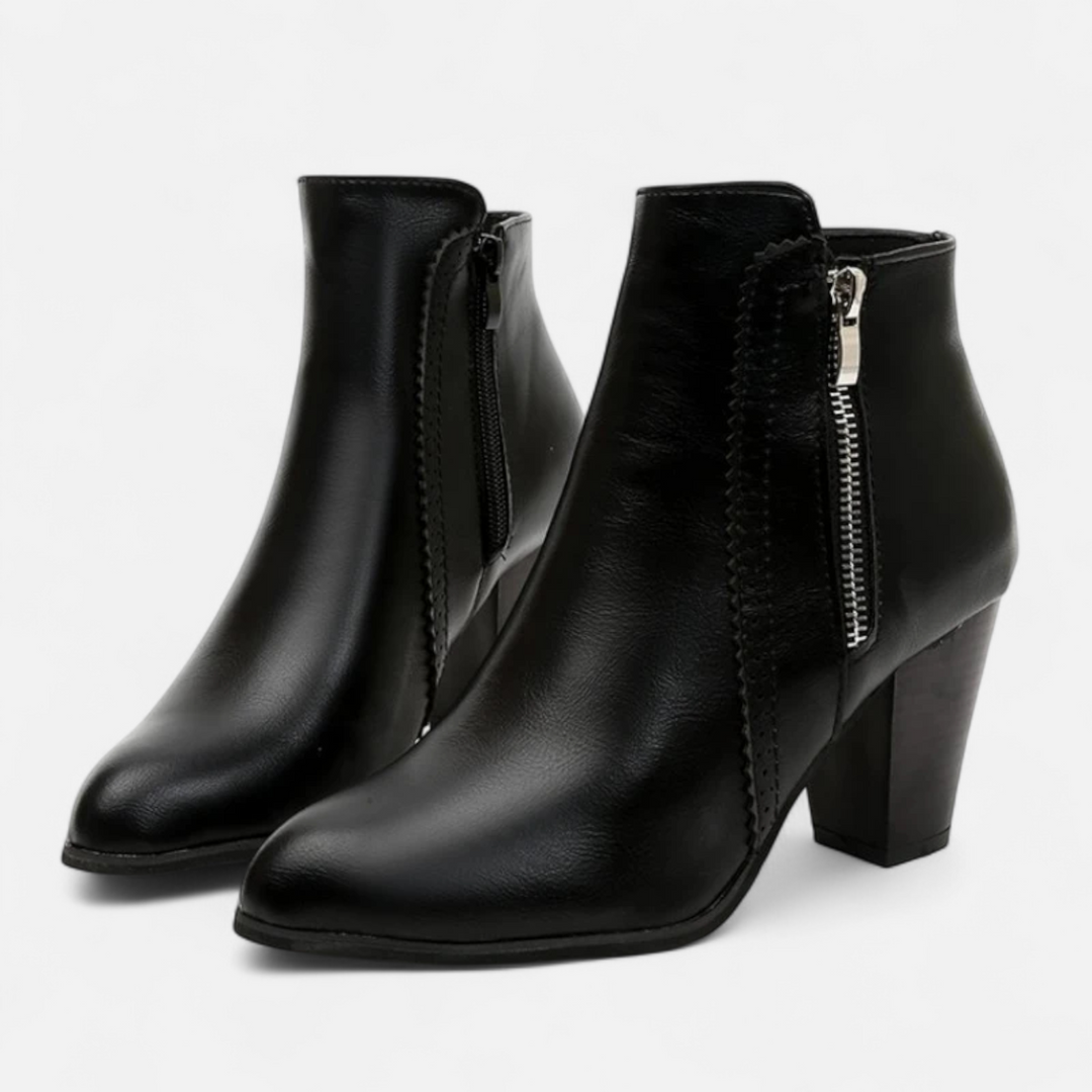 Aliyah - Polished Ankle Boots