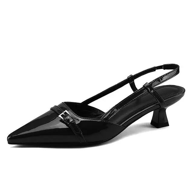 Alba - Sleek Satin Sandals