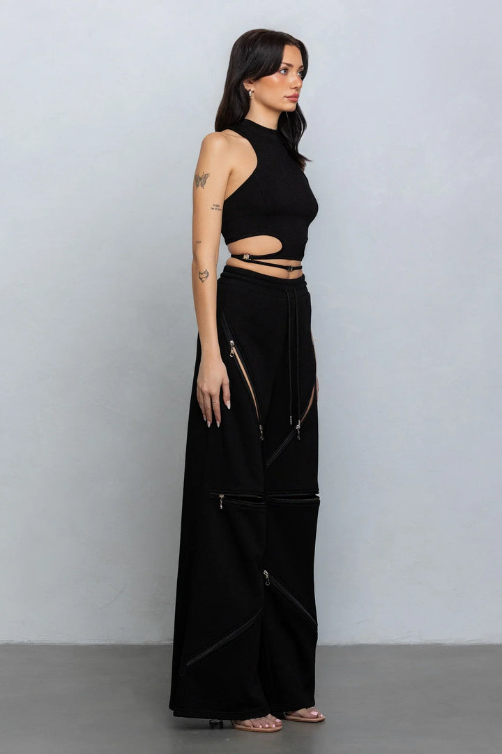 Abigail - Bold Zippered Pants