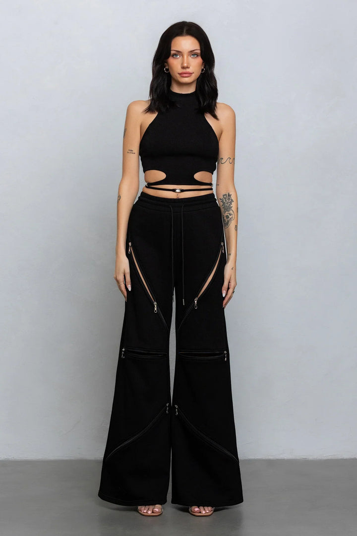 Abigail - Bold Zippered Pants