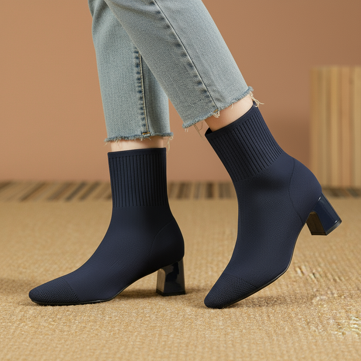 Ivana - Sleek Knit Booties