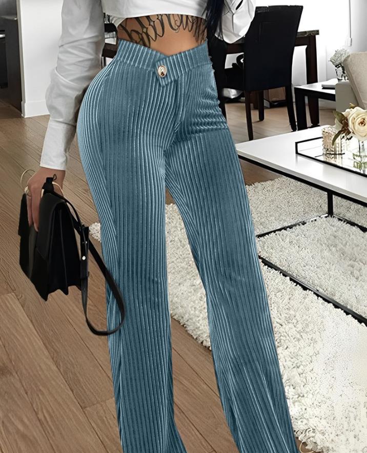 Xenaida - Plush Corduroy Pants
