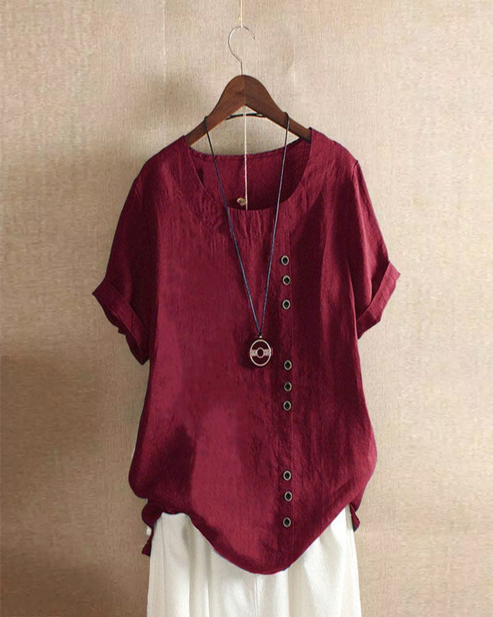 Faye - Airy Cotton Blouse