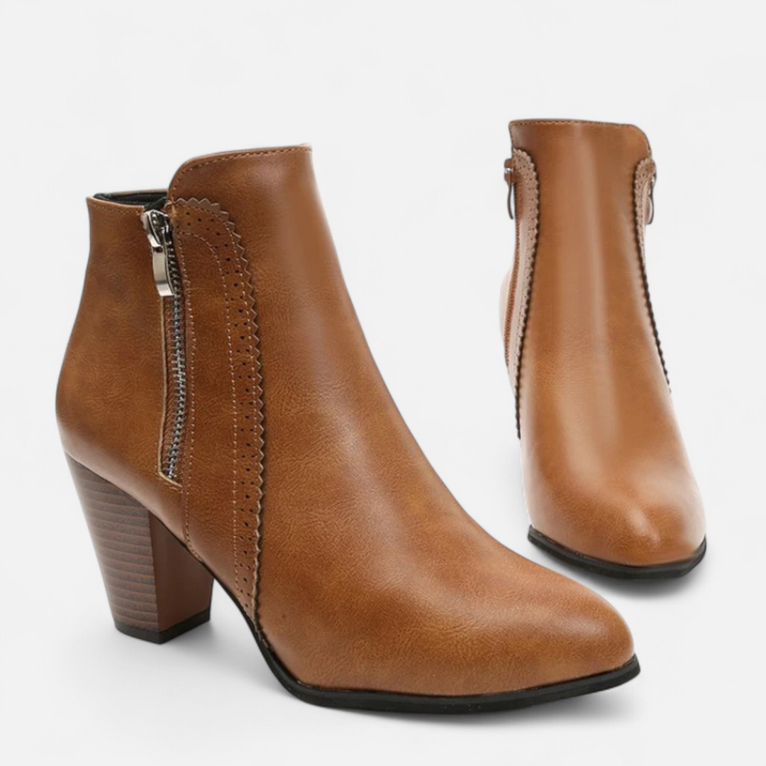 Aliyah - Polished Ankle Boots