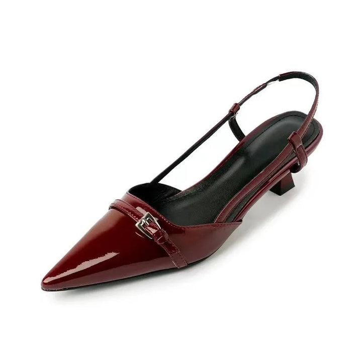 Alba - Sleek Satin Sandals