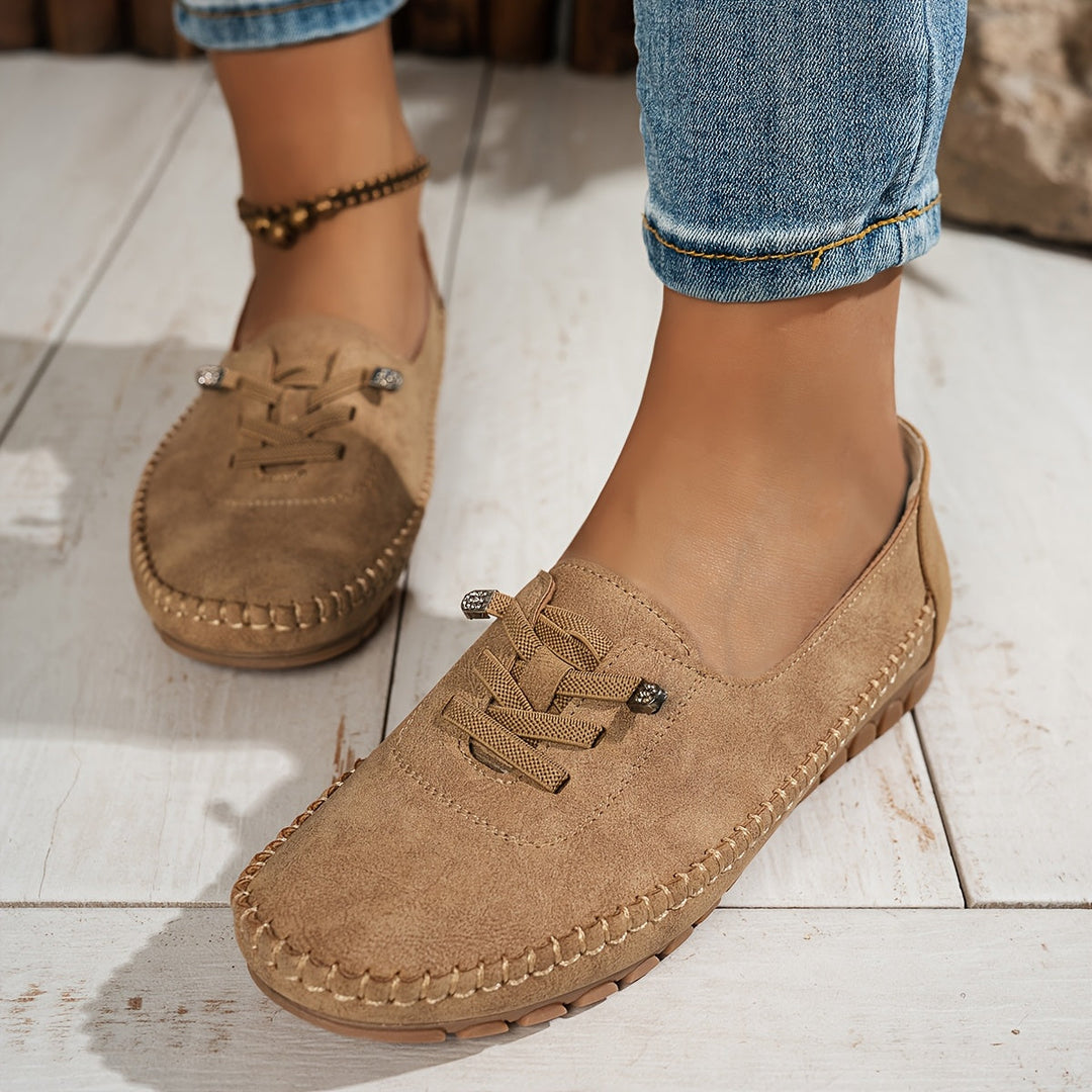 Bonnie - Soft Suede Moccasins
