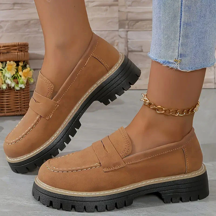 Yazmin - Sturdy Leather Loafers