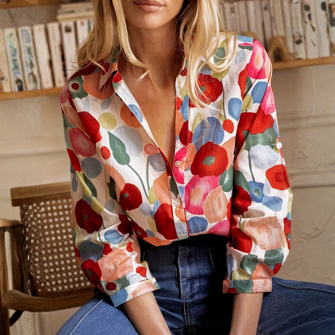 Dawn - Airy Floral Blouse