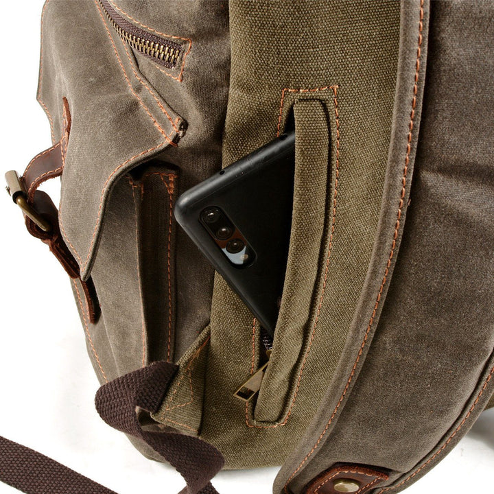 Cameron - Rugged Canvas Backpack