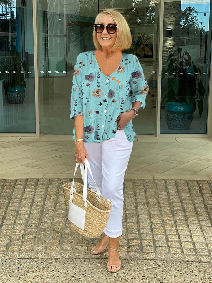 Ingrid - Soft Floral Blouse