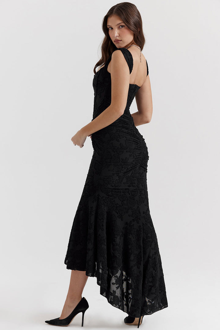 Portia - Luxe Floral Dress