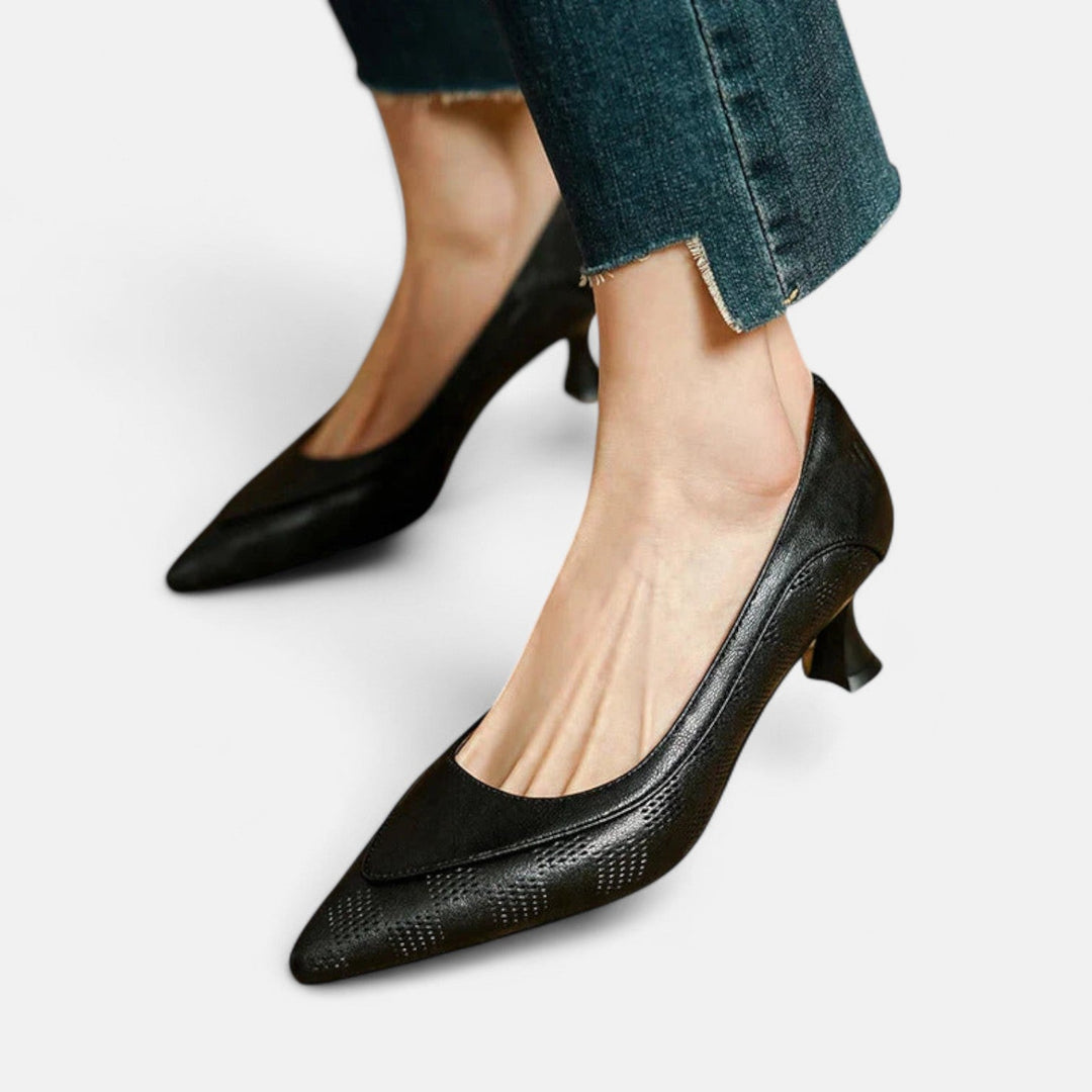 Harley - Sleek Leather Heels