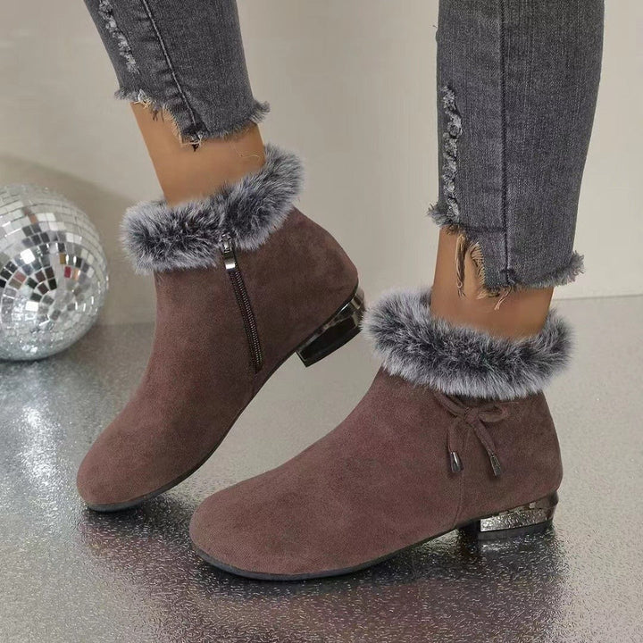 Claire - Plush Ankle Boots