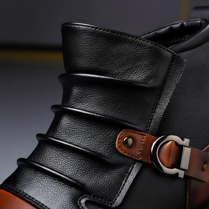 Warren - Sturdy Glossy Boots