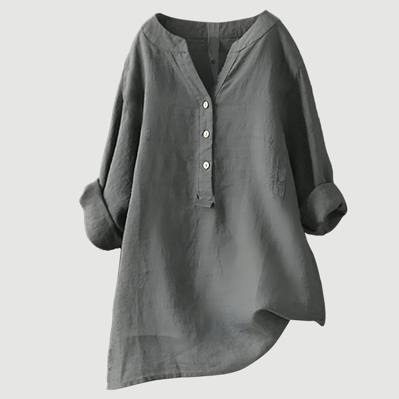 Camila - Effortless Linen Blouse