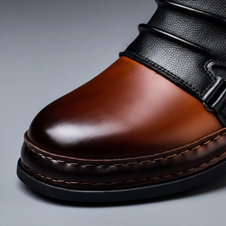 Warren - Sturdy Glossy Boots